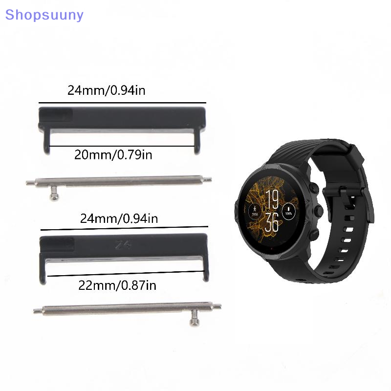 Smart Watch Accessories - [SU]1 Çift 24 mm'den 22 mm/20