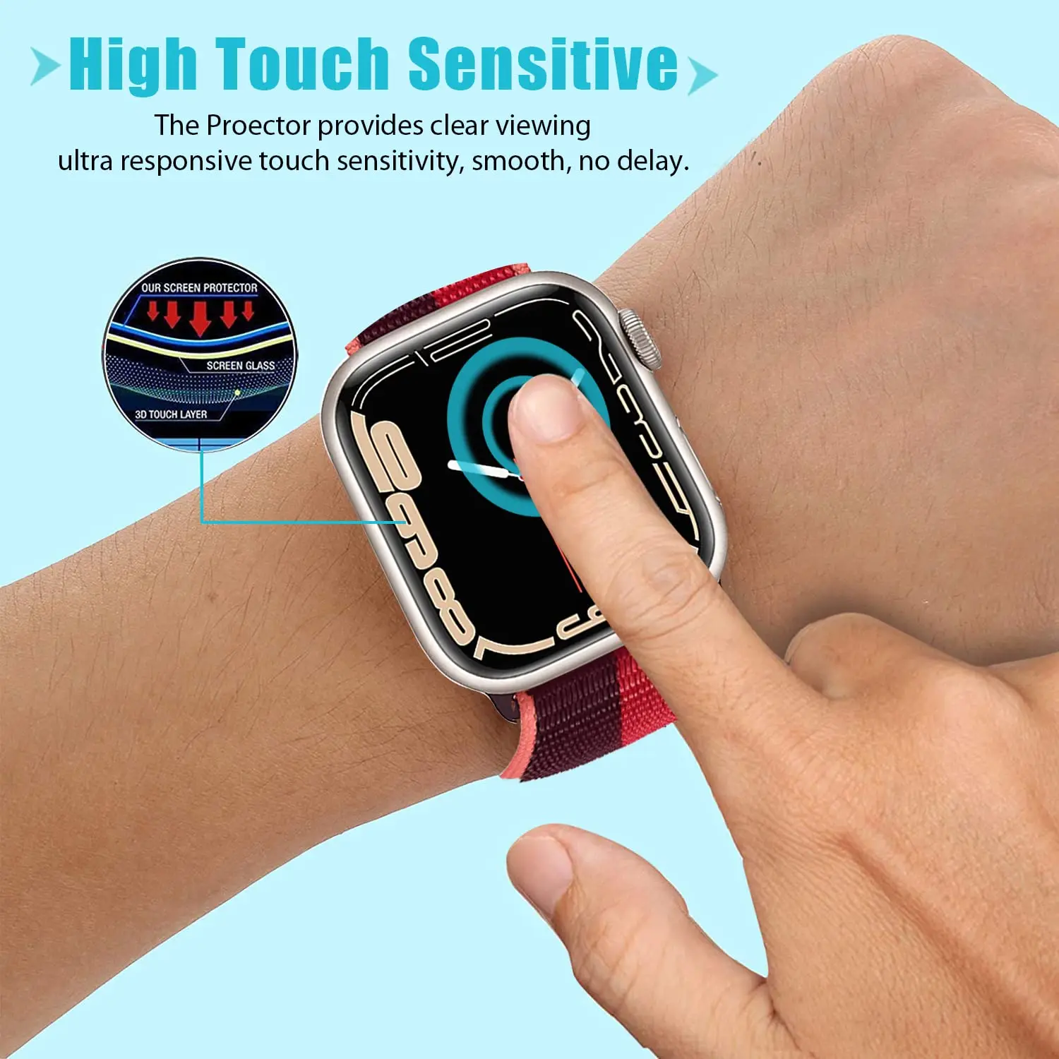 3D Temperli Cam Apple Watch ba - Smart Watch Accessories incelemesi ve fiyatı